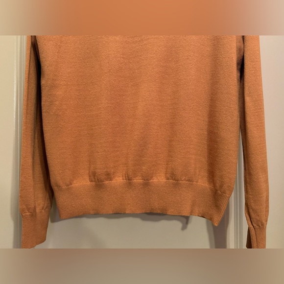 JEFF Brown Tan Knit Sweater size L - Picture 5 of 10